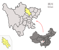 绵阳市在四川省的地理位置