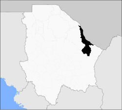 Municipality of Ojinaga in Chihuahua