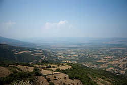 View of Ainis from Mount Oeta