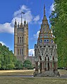 1834 - Buxton Memorial Fountain, celebrating the emancipation of slaves in the British Empire in 1834, in Victoria Tower Gardens, Millbank, Westminster, London