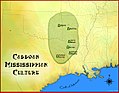 Image 43Map of the Caddoan Mississippian culture and some important sites (from History of Louisiana)