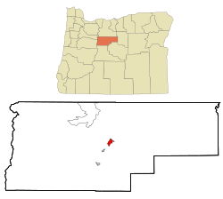 Location in Oregon