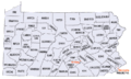Image 21Map of Pennsylvania's 67 counties (from Pennsylvania)