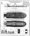 Circa 1788 - Plan d'un navire négrier.