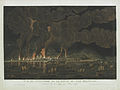 Vue de l’incendie de la ville du Cap Français, 21 juin 1793.