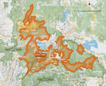 The Dixie Fire burned through large parts of Plumas National Forest, Lassen National Forest, and Lassen Volcanic National Park