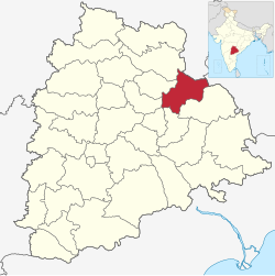 Location in Telangana