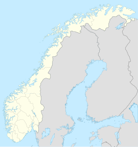 Берген на карти Норвешке