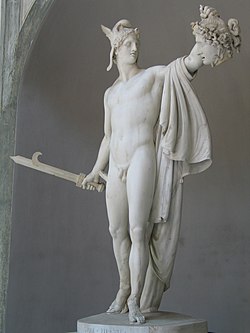 Perszeusz Medusza fejével (Antonio Canova szobra, Vatikáni Múzeum, 1801)