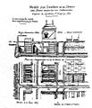 Plan of Coupry describing its wastewater system.