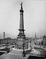 Image 7The Circle in Indianapolis, circa 1898 (from History of Indiana)