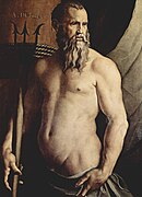 Andrea Doria como Neptuno, de Bronzino, ca. 1540.