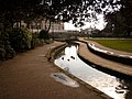 The Bourne Stream meanders towards the Pavilion theatre.