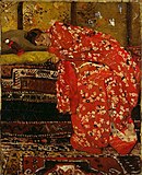 George Hendrik Breitner (1893/95): Girl in a Red Kimono - Geisha Kwak, private collection.