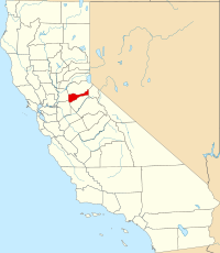 Location in the state of California