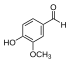 Molecular structure of vanillin