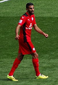 Riyad Mahrez won the Premier League title twice and the PFA Players' Player of the Year.
