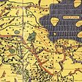 Al-Idrisi's map of North West Persia what is modern day Iranian Azerbaijan and the Caspian Sea.