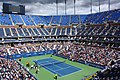 Image 57Arthur Ashe stadium in 2010, before the retractable roof was added. (from US Open (tennis))