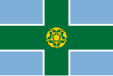 Flag of Derbyshire, England, United Kingdom