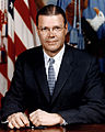 Robert McNamara, BA 1937, a Világbank 5. elnöke, 8. Egyesült Államok védelmi minisztere, a Ford Motor Company elnöke.