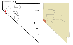 Location of Stateline, Nevada