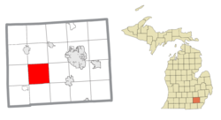 Location within Washtenaw County