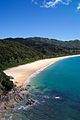 Nationaal park Abel Tasman op de noordkust van het Zuidereiland