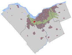 Location of Bells Corners