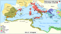 Dislocazione e dimensione delle armate romane nel 214 a.C.