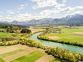 Blick östlich in das Rosental vom Standort Dieschitz / St. Egyden aus