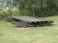 Model al unei porţiuni din podul construit pentru filmul Gods and Generals, expus la Fredericksburg and Spotsylvania National Military Park