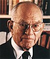 J. William Fulbright, former U.S. Senator from Arkansas, founder of the Fulbright Scholarships