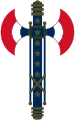 Unofficial Alternate version of the Francisque emblem of Philippe Pétain, chief of state of the French State