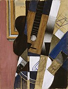 Gitar ve Pipo, 1913, Dallas Museum of Art, Texas