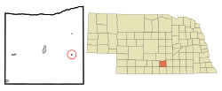 Location of Norman, Nebraska