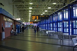 An interior view of the previous station in 2015.