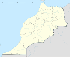 Агадир на карти Марока