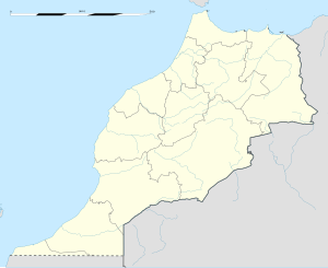 Agadir na zemljovidu Maroka