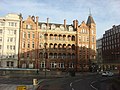 In between Cornwall House and James Clerk Maxwell Buildings, was the Royal Waterloo Hospital for Children and Women, now residence hall of another university