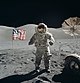 Gene Cernan sur la Lune en 1972