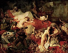 La Mort de Sardanapale, Eugène Delacroix Achat, 1921.