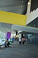 Melbourne Exhibition Centre Mezzanine balcony viewed through the concourse