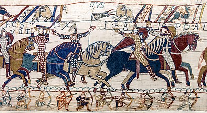 Parto de la Tapiŝo de Bayeux.