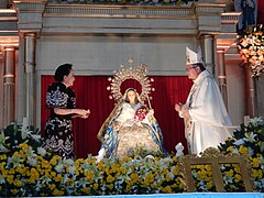 La Virgen Divina Pastora during its 50th Canonical Coronation Anniversary