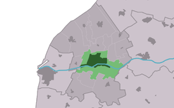 Location in the municipality of Franekeradeel