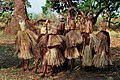 Yao boys participating in an Initiation ritual in Malawi