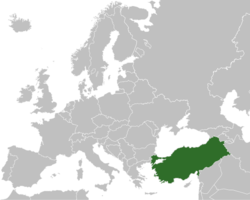 Location of Turkiya