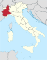 Map of Piedmont