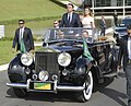 Jair Bolsonaro riding in the car in January 2019